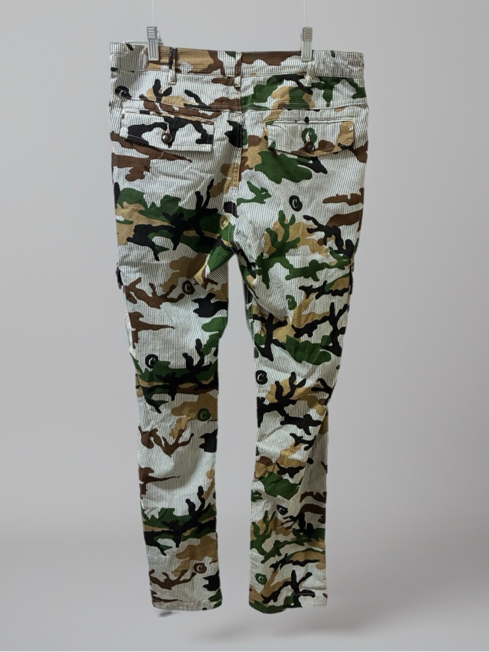 Cookies Men Camouflage Knit Skater Pants - Green Camo Size 32x30 - Picture 3 of 5